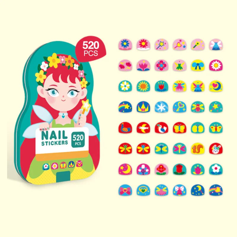 💥 Heißer Verkauf 50% Rabatt🔥Kids Nail Stickers(520pcs)