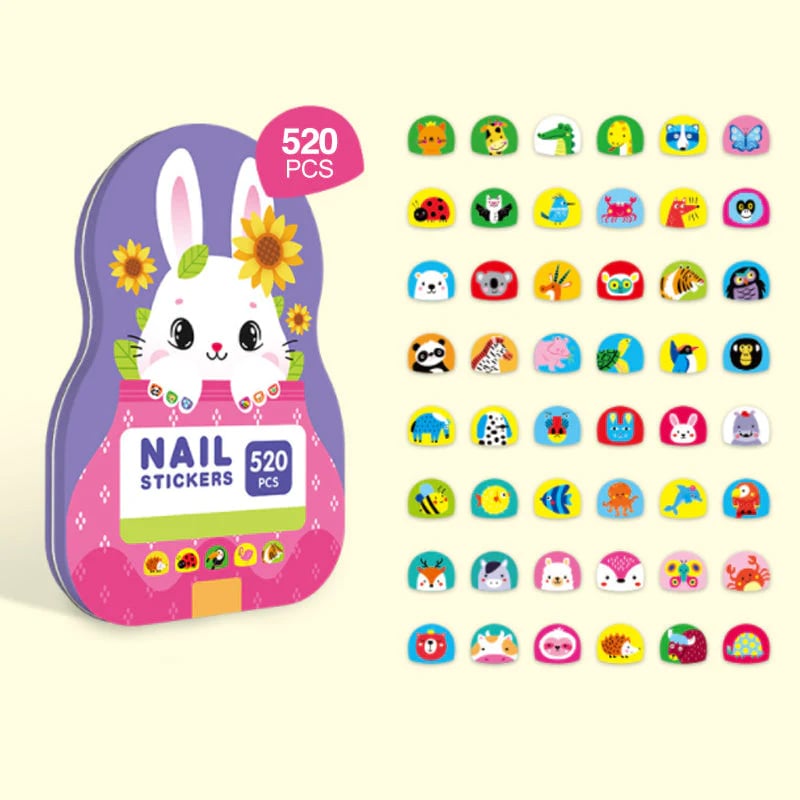 💥 Heißer Verkauf 50% Rabatt🔥Kids Nail Stickers(520pcs)