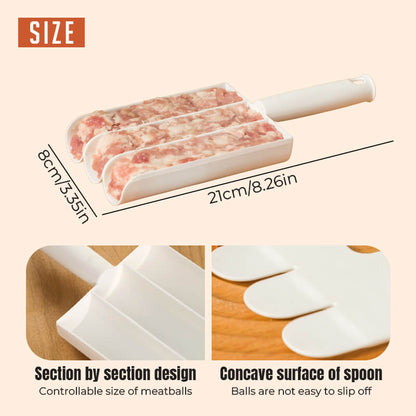 🔥Heißer Verkäufer 50% Rabatt💥Kreative Küche Dreifach-Fleischbällchen-Maker