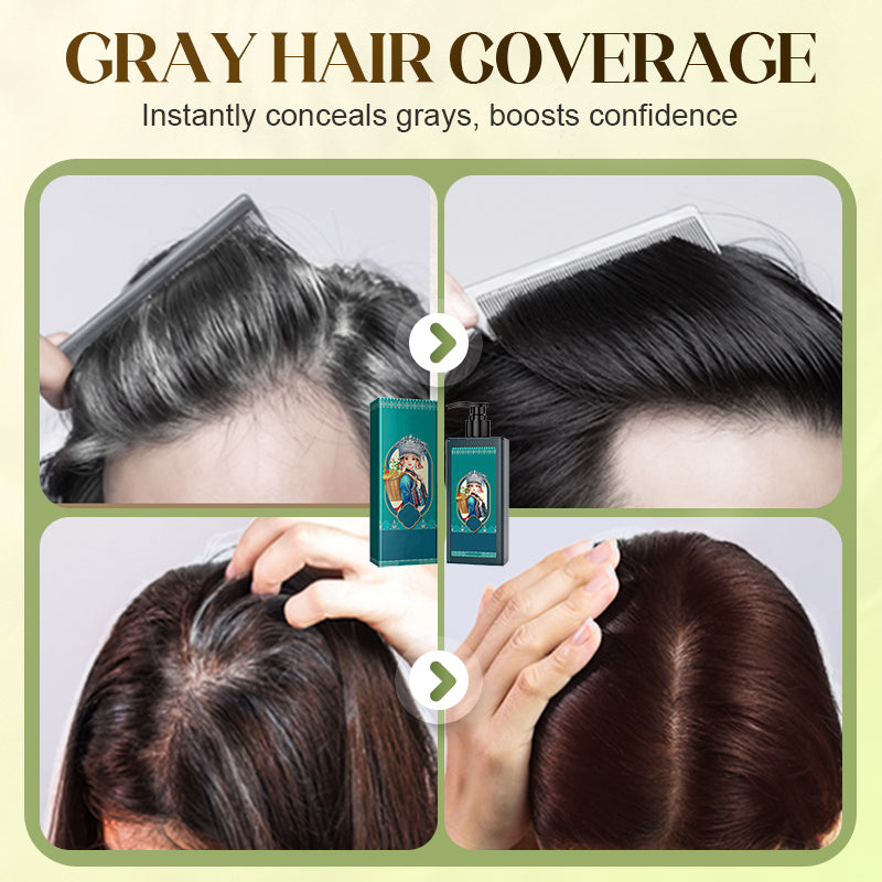🔥Heißer Verkäufer 50% Rabatt💥Pflanzenbasierte Haarfarbe für graues Haar
