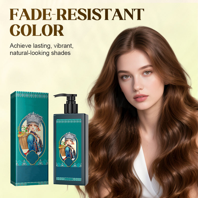 🔥Heißer Verkäufer 50% Rabatt💥Pflanzenbasierte Haarfarbe für graues Haar