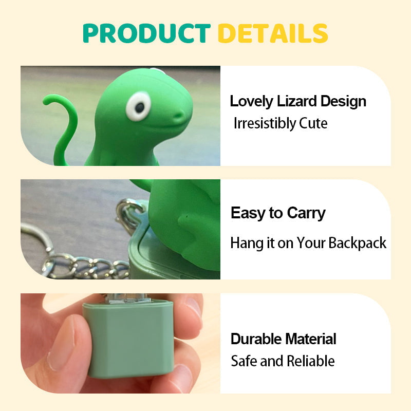 🦎✨ 50% RABATT! Eidechsen-Stressabbau-Fidget-Schlüsselanhänger – Beruhigend, kompakt & perfekt als Geschenk oder Alltagsbegleiter 🔑