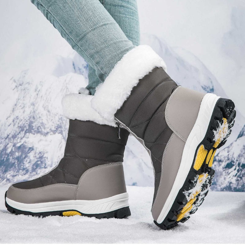 🔥Solange der Vorrat reicht 50% Rabatt!🎉Rutschfeste, warme Schneestiefel mit Reißverschluss für Damen