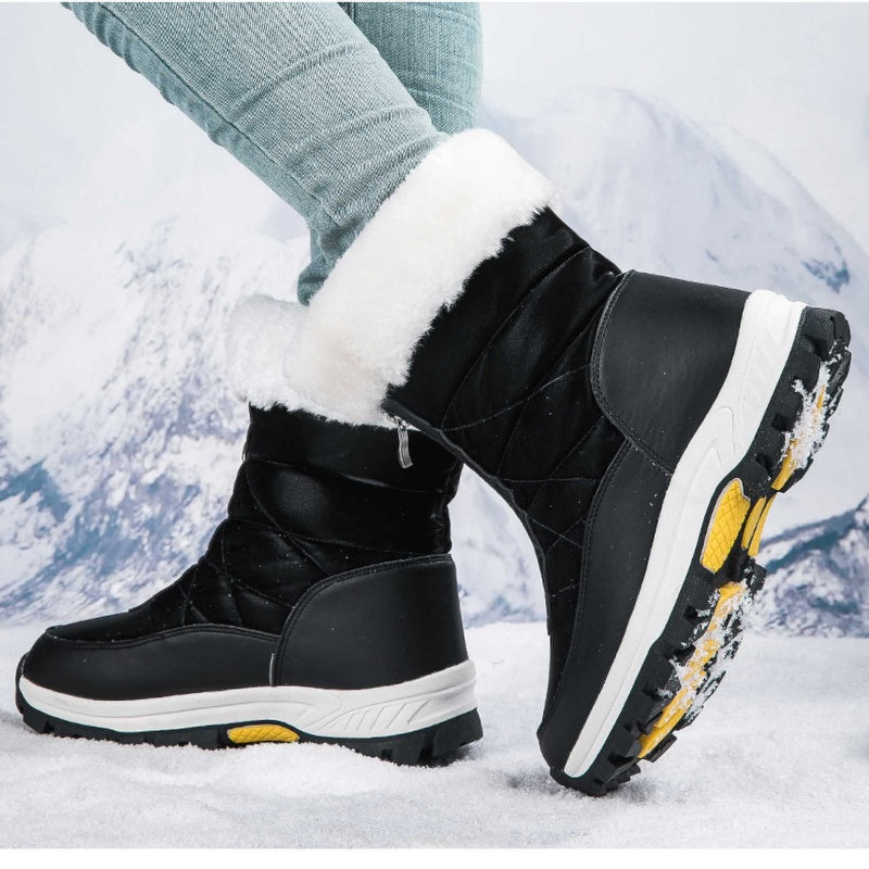 🔥Solange der Vorrat reicht 50% Rabatt!🎉Rutschfeste, warme Schneestiefel mit Reißverschluss für Damen