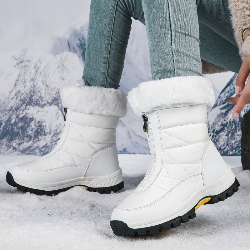 🔥Solange der Vorrat reicht 50% Rabatt!🎉Rutschfeste, warme Schneestiefel mit Reißverschluss für Damen