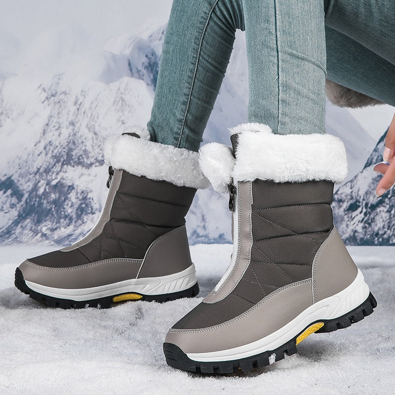 🔥Solange der Vorrat reicht 50% Rabatt!🎉Rutschfeste, warme Schneestiefel mit Reißverschluss für Damen
