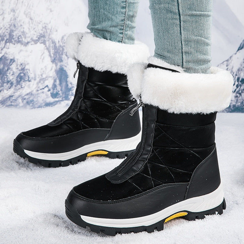 🔥Solange der Vorrat reicht 50% Rabatt!🎉Rutschfeste, warme Schneestiefel mit Reißverschluss für Damen