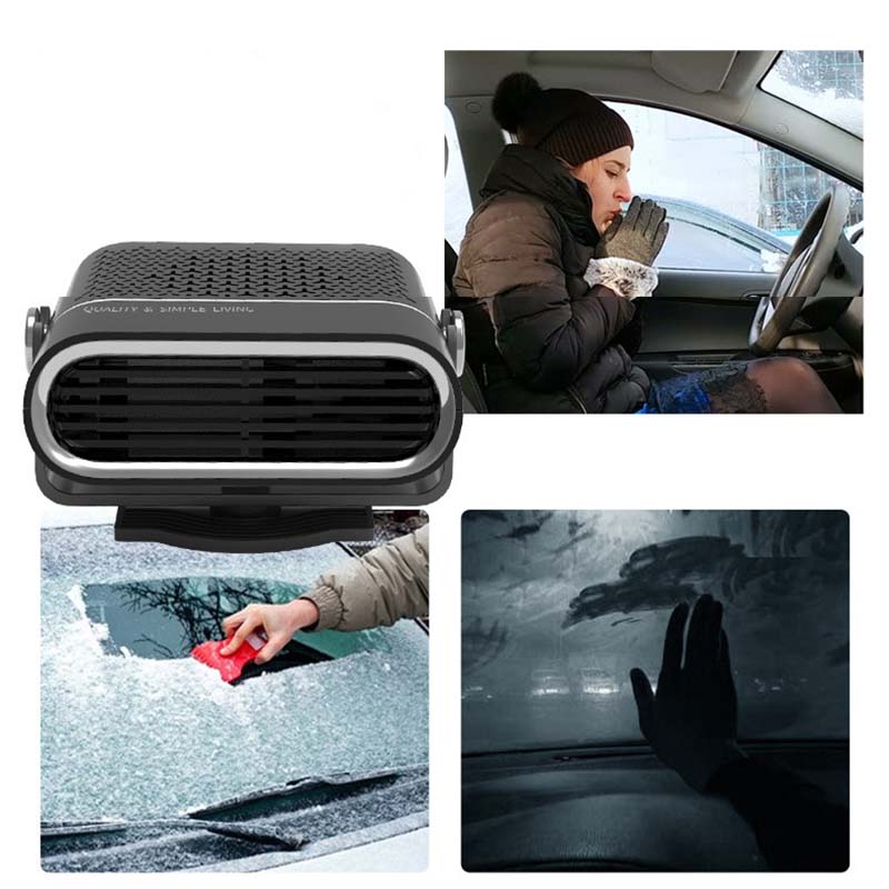 📢📢50% RABATT! 🚗2-in-1 tragbare Autheizung mit 360°-Drehung