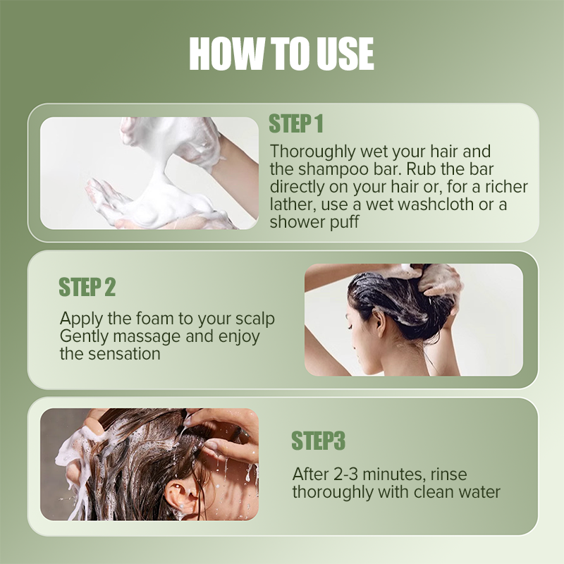 🌿 Natürliches festes Shampoo zur Stärkung der Haare – Sanfte Reinigung & kräftigende Pflege ohne Plastikmüll – Mit natürlichen Ölen & Vitaminen – Für schwaches, brüchiges Haar – Ideal für tägliche Anwendung & nachhaltige Haarpflege 🧴✨