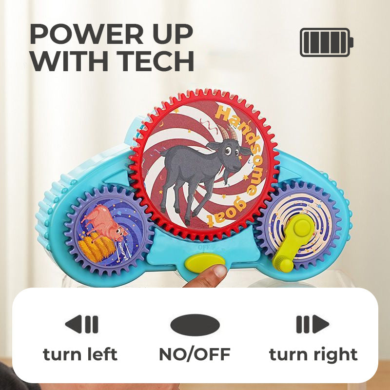 ✨✨Lassen Sie Ihr Kind kreativ sein. ✨Transforming Gear Elektrisches Bausteinspielzeug