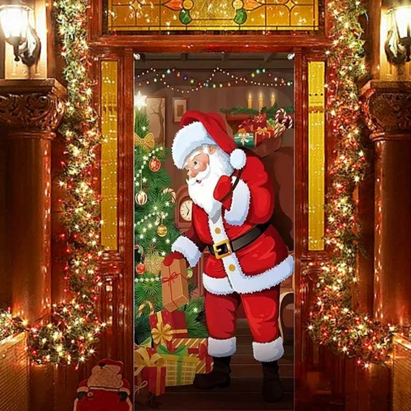 🎄Weihnachtsverkauf 50% RABATT🎄Weihnachtsmann Türrahmen-Banner - Frohe Weihnachten & Ein gutes neues Jahr🎅🎁