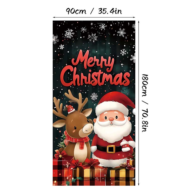 🎄Weihnachtsverkauf 50% RABATT🎄Weihnachtsmann Türrahmen-Banner - Frohe Weihnachten & Ein gutes neues Jahr🎅🎁