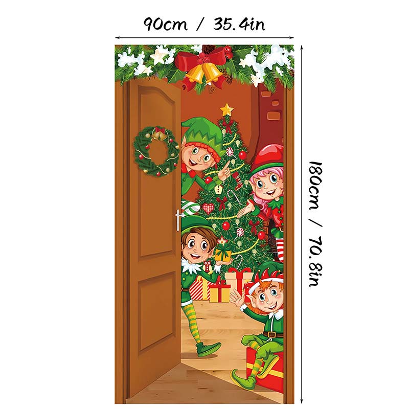 🎄Weihnachtsverkauf 50% RABATT🎄Weihnachtsmann Türrahmen-Banner - Frohe Weihnachten & Ein gutes neues Jahr🎅🎁