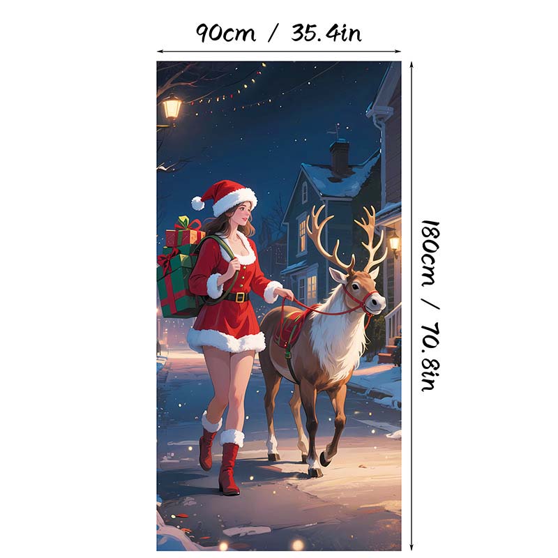 🎄Weihnachtsverkauf 50% RABATT🎄Weihnachtsmann Türrahmen-Banner - Frohe Weihnachten & Ein gutes neues Jahr🎅🎁