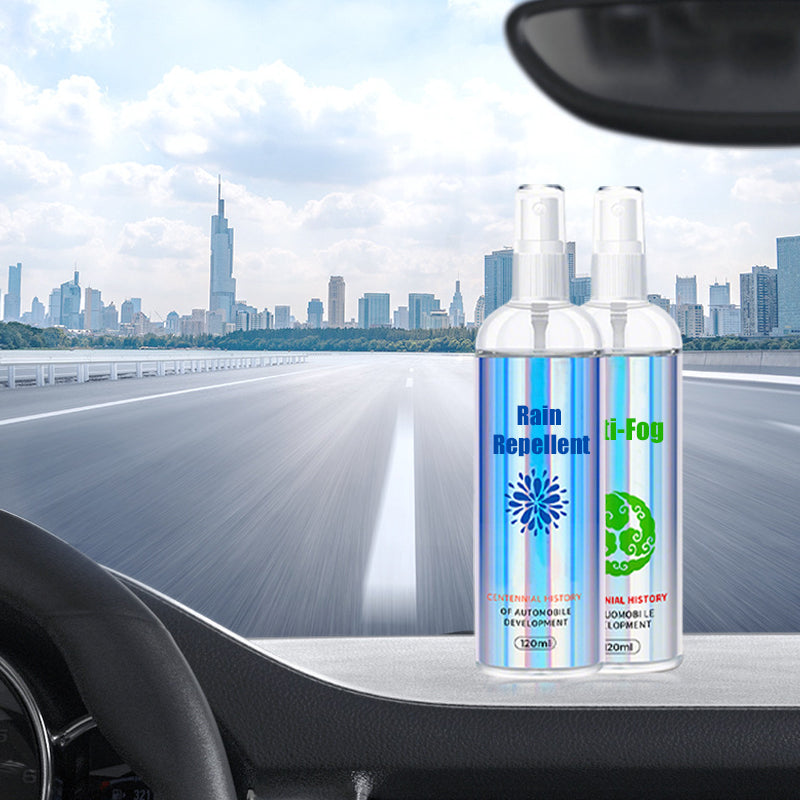 🔥Heißer Verkauf 50% 0FF🔥Autoglas-Regenabweisendes & Anti-Beschlag-Beschichtungsset