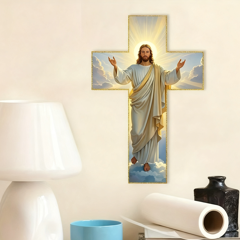 ⏳Begrenzte Zeit 50% Rabatt💥Retro-Wandkreuz mit Jesus Christus