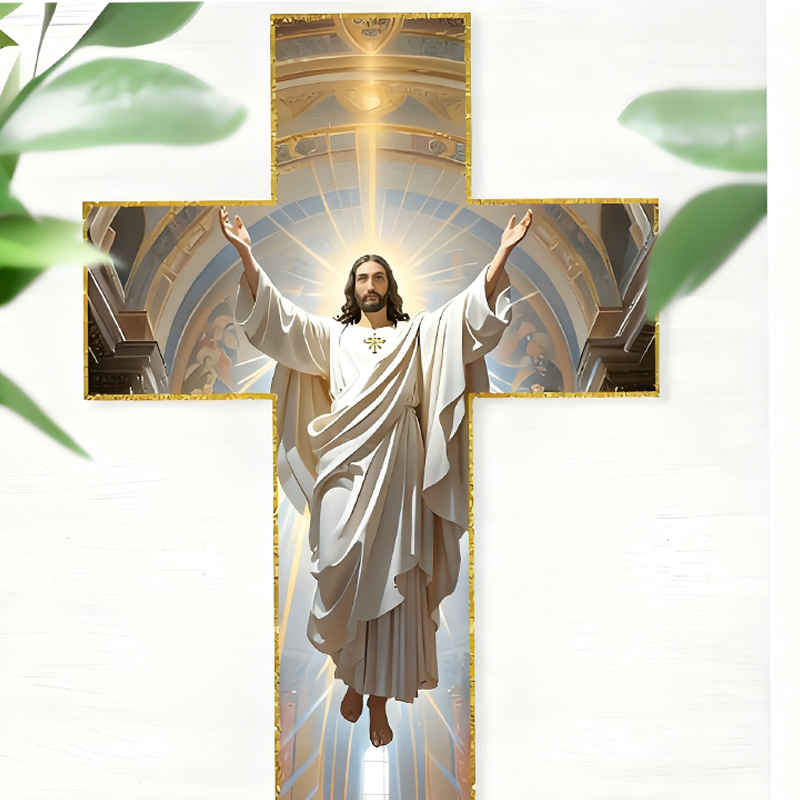 ⏳Begrenzte Zeit 50% Rabatt💥Retro-Wandkreuz mit Jesus Christus