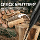🔧🪵 50% RABATT! Holzspaltbohrer – Nützliches Holzspaltwerkzeug für Bohrmaschine & Schlagbohrer, ideal für Kaminholz & Gartenarbeit 🔥