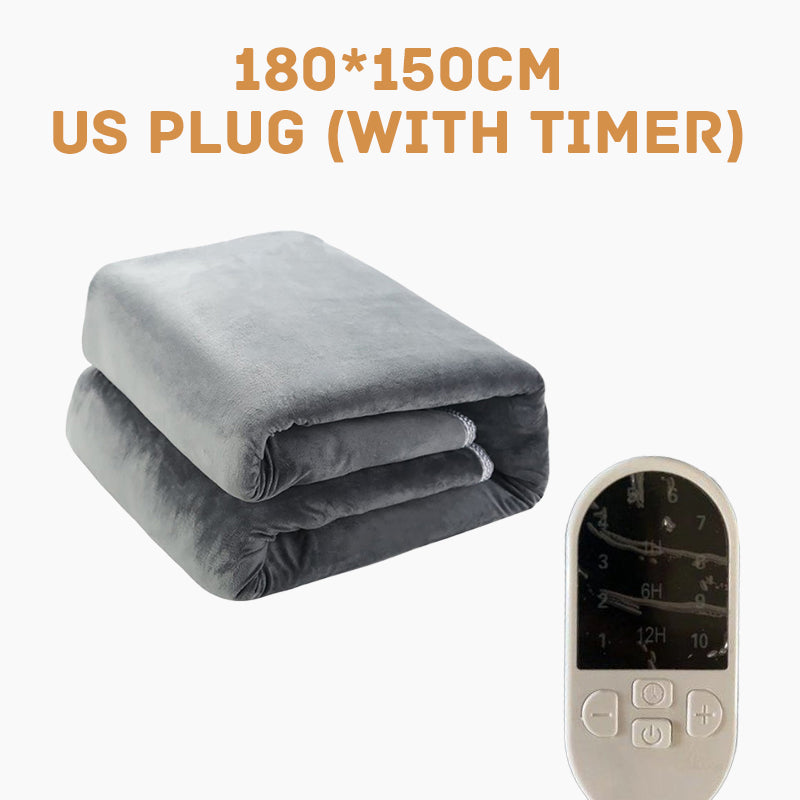 ❄️ Kuschelige elektrische Heizdecke mit Timer – Wärme & Komfort für kalte Tage | Wintervorverkauf: 50% Rabatt!