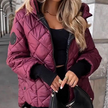 Besiegen Sie die Kälte: Das ultimative Winter-Essential | Gesteppte Baumwolljacke mit Kapuze