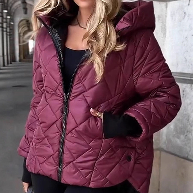 Besiegen Sie die Kälte: Das ultimative Winter-Essential | Gesteppte Baumwolljacke mit Kapuze