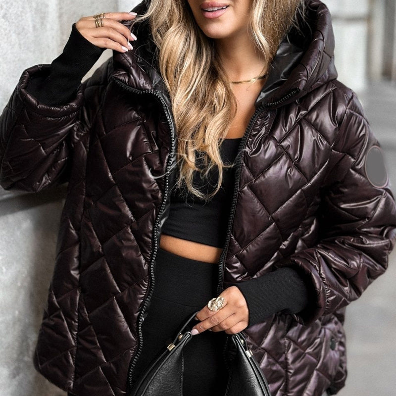 Besiegen Sie die Kälte: Das ultimative Winter-Essential | Gesteppte Baumwolljacke mit Kapuze