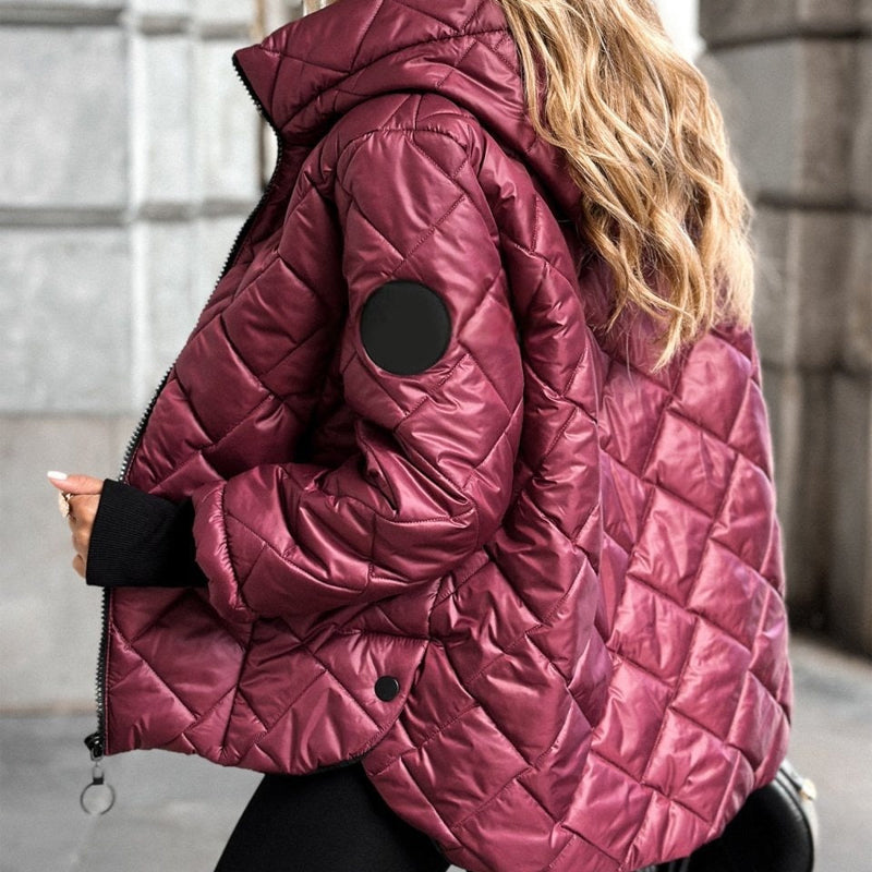 Besiegen Sie die Kälte: Das ultimative Winter-Essential | Gesteppte Baumwolljacke mit Kapuze
