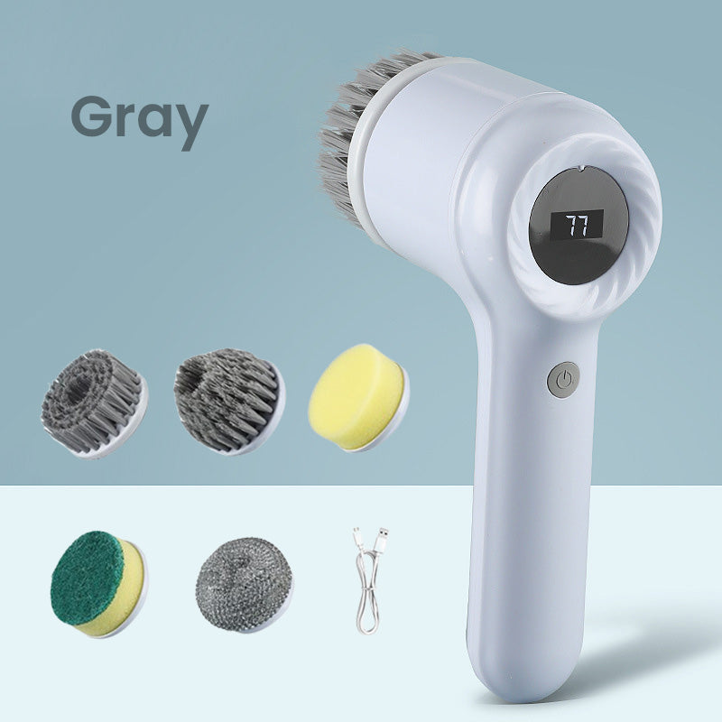 🧹🏆 50% RABATT! Multifunktionale elektrische Bürste – Rotierender Kopf, wasserdicht & wiederaufladbar – Für Bad, Küche, Fliesen & mehr ⚡🌿✨