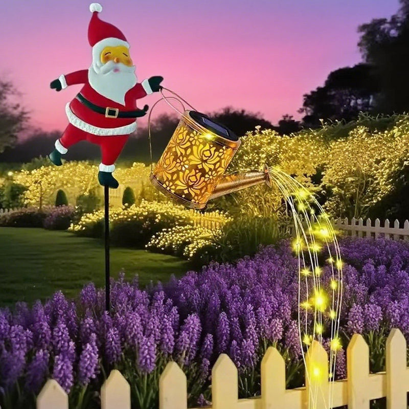 🎅Solarbetriebene Weihnachtsmann-Gartenleuchte🎁