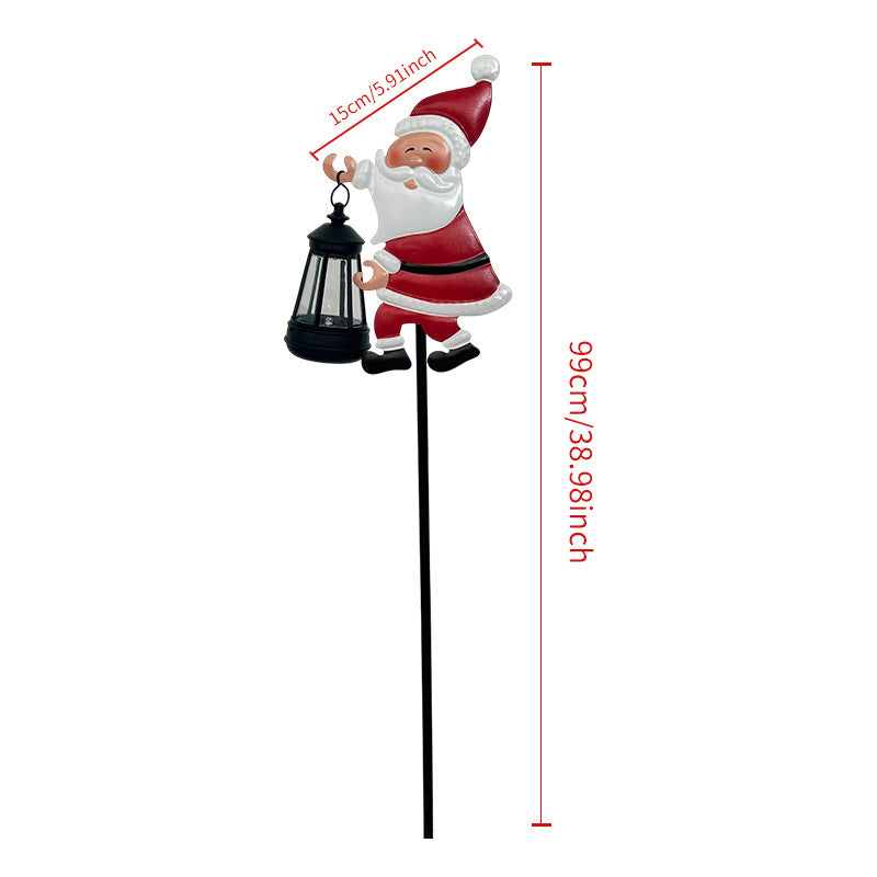 🎅Solarbetriebene Weihnachtsmann-Gartenleuchte🎁