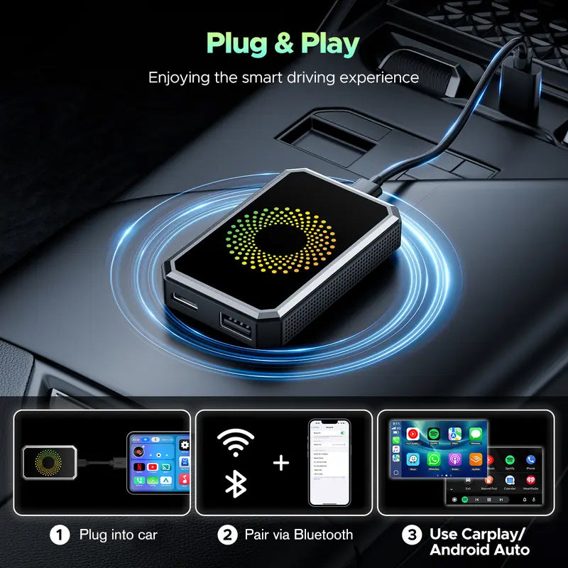 🚗📱 -50% AUF DIE CARPLAY-ANSCHLUSSBOX! 3-in-1 System, Drahtlos & Plug-and-Play für Ihren Auto-Bildschirm ✨