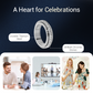 💍Das zweite Stück zum halben Preis 💥Drehbarer Ring in 18K Roségold – Titanstahl, Zirkonia-Steine & Anti-Stress Design für Stil und Entspannung ✨