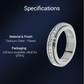 💍Das zweite Stück zum halben Preis 💥Drehbarer Ring in 18K Roségold – Titanstahl, Zirkonia-Steine & Anti-Stress Design für Stil und Entspannung ✨