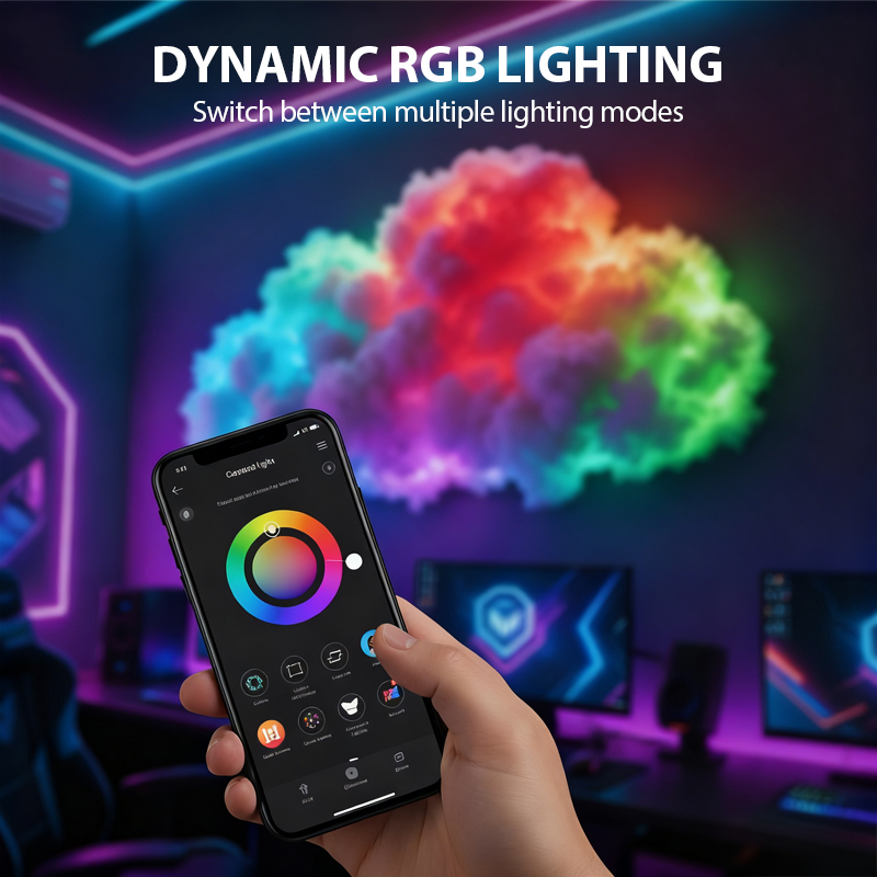 📢📢50% RABATT!!! 🎅DIY-Gewitterwolken-LED-Lichtdekoration mit USB-Stromversorgung
