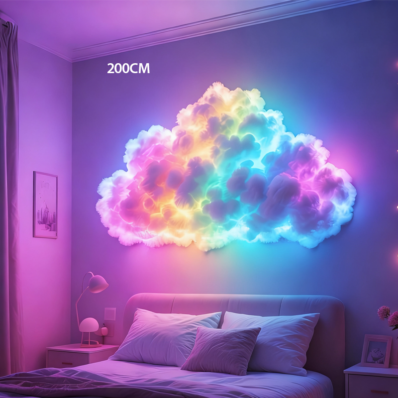 📢📢50% RABATT!!! 🎅DIY-Gewitterwolken-LED-Lichtdekoration mit USB-Stromversorgung