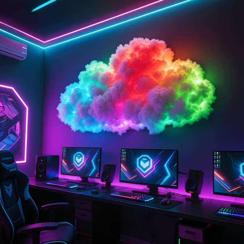 📢📢50% RABATT!!! 🎅DIY-Gewitterwolken-LED-Lichtdekoration mit USB-Stromversorgung