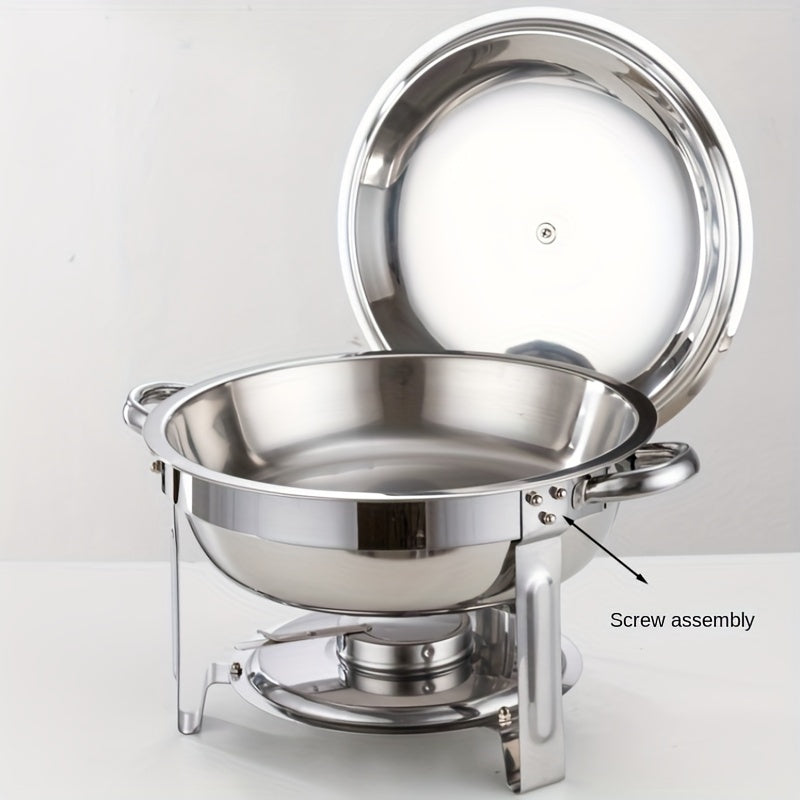 🔥 JETZT 60 % RABATT! 🎄 Buffet-Set mit Warmhaltefunktion aus Edelstahl – gleichmäßige Hitzeverteilung und langlebig, perfekt für Feste und Partys ✨
