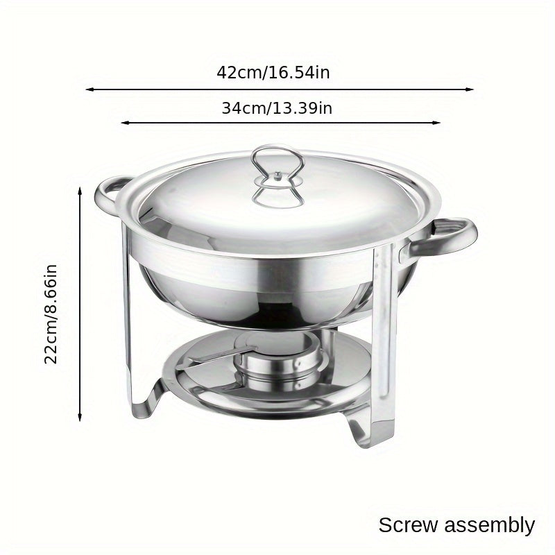 🔥 JETZT 60 % RABATT! 🎄 Buffet-Set mit Warmhaltefunktion aus Edelstahl – gleichmäßige Hitzeverteilung und langlebig, perfekt für Feste und Partys ✨