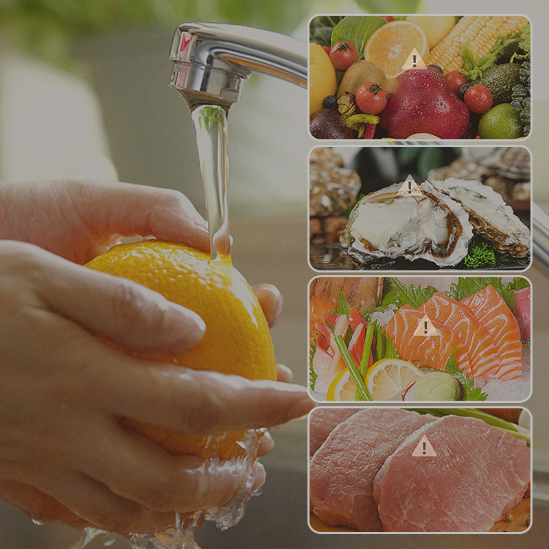 🍏🥦 Effiziente tragbare Obst- & Gemüsewaschmaschine 🍊🥬 – 50 % RABATT! Ultraschall-Reinigung, entfernt 99 % Pestizide, ideal für Küche & Reise, spart Zeit & Wasser.