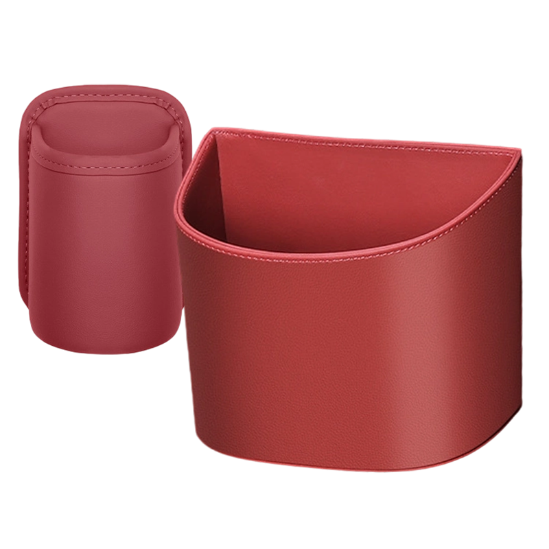 🚗🧺 50 % RABATT! Getränkehalter aus Leder für die Autotür – Breite Öffnung, Getränke und Handy sind leicht zu erreichen. Sicherer Halt durch Clip-Befestigung. PU-Leder, robust und stilvoll. 🛡️✨