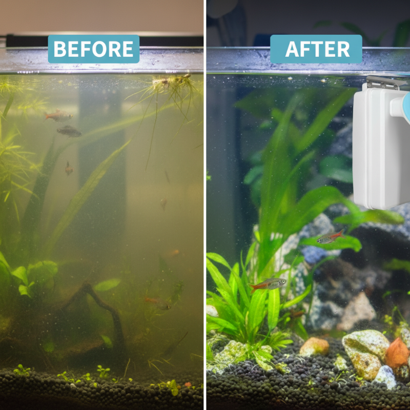 Starker magnetischer Glasreiniger für Aquarien