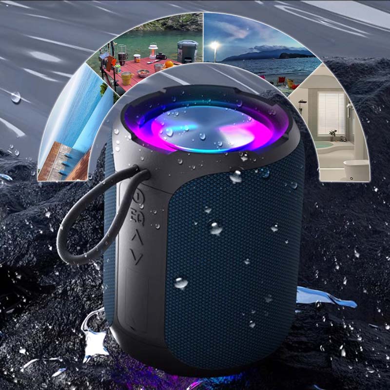 🎵Tragbarer Bluetooth-Lautsprecher mit 40 W Spitzenleistung und RGB-Beleuchtung💥