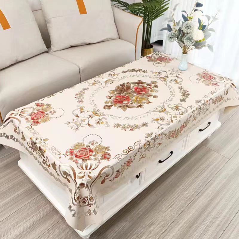 🍽️ 50% RABATT! 🎉 Wasserdichte Tischdecke – Ölabweisend, Elegantes Blumenmuster & Einfach zu Reinigen 📦