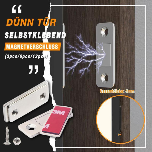 🔥 MEHR KAUFEN, MEHR GRATIS ERHALTEN! Ultra Dünn Tür Magnetverschluss Selbstklebend – Unsichtbar, stark haftend & einfach montiert – Perfekt für Schranktüren, Möbeltüren & leichte Zimmertüren ✨
