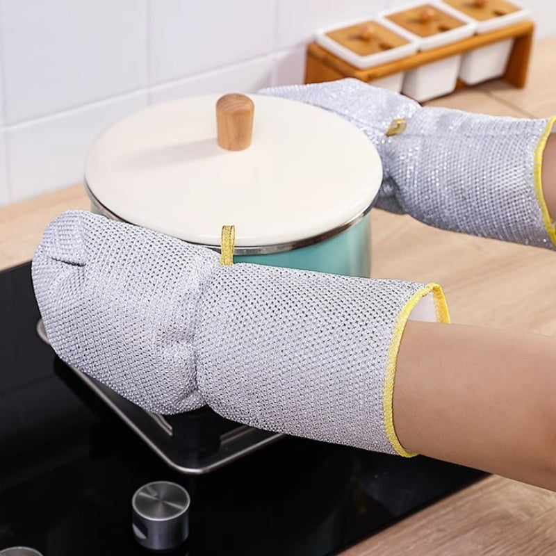 📢📢60 % Rabatt!!! 🎅Mehrzweck-Spülhandschuhe aus kratzfestem Draht
