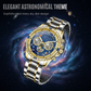 ⌚🌙 50% RABATT! Multifunktionale selbstaufziehende Uhr mit Sonne & Mondphase – Automatikwerk, elegant & zeitlos für Herren ✨