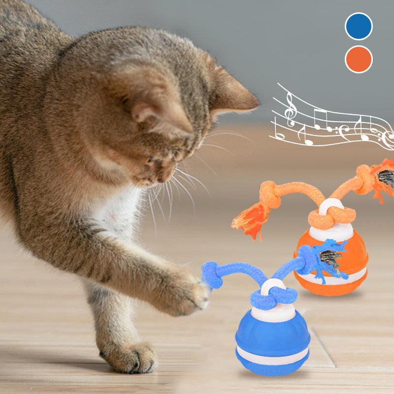 🎉50 % RABATT！！！Interaktiver rollender Katzenball mit Vogelstimmen
