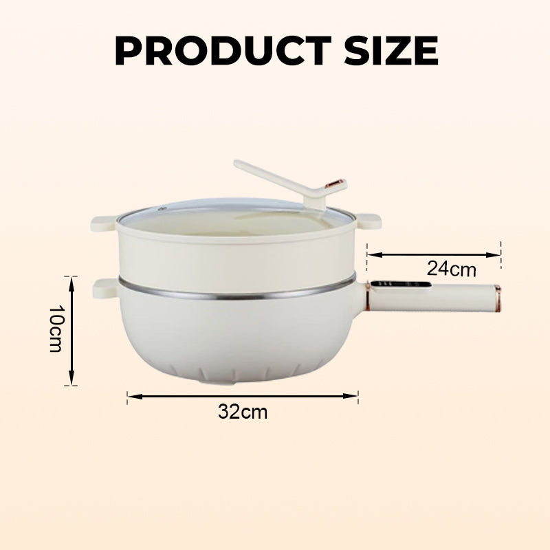 🍳⏳ JAHRESENDVERKAUF: 50% RABATT! Elektrischer Wok mit Antihaftbeschichtung – Vielseitig, schnell & perfekt für asiatische Gerichte, Frittieren & Schmoren ✨