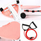 Hüfttwister, Twist Waist Disc Borad für Frauen, Bauchmuskeltrainer mit 2 Widerstandsbändern für Schlanke Taille & Core-Training, Max 136KG, Geräuschloses Heim-Fitnessgerät