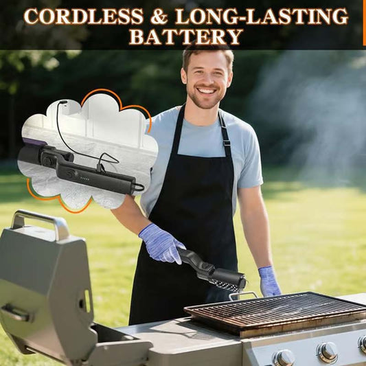 🍔🔥 50% RABATT! Kabelloser elektrischer Grillbürstenreiniger – Leistungsstark, wasserdicht & sicher – Jetzt auch günstige Kombi-Angebote verfügbar! 💪✨